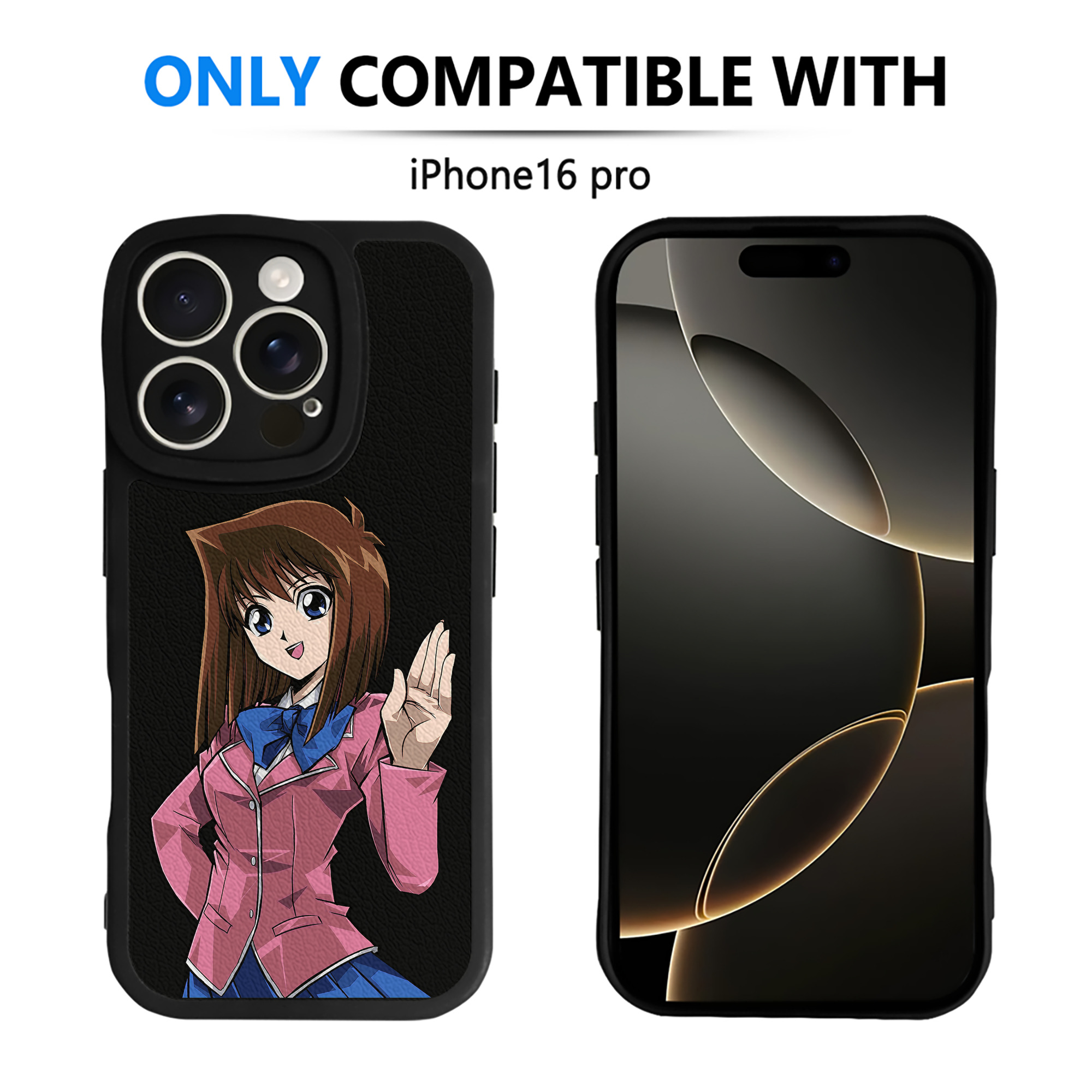 遊☆戯☆王 Yu-Gi-Oh! 【iPhone 16シリーズ対応】シリコンスマホケース（レザー調） 材質：シリコン